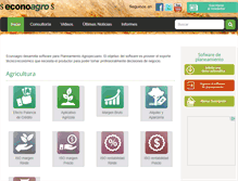 Tablet Screenshot of econoagro.com
